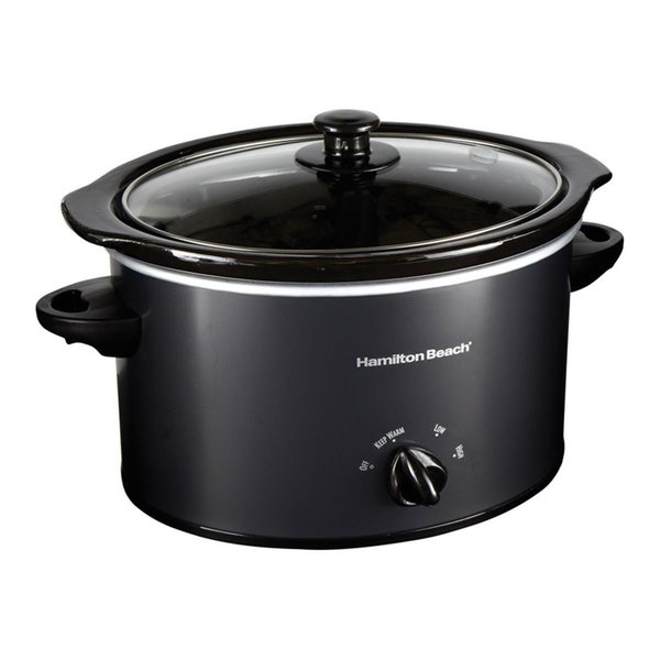 Hamilton Beach Hamilton Beach 6850051 3 qt. Black Stoneware Slow Cooker 6850051